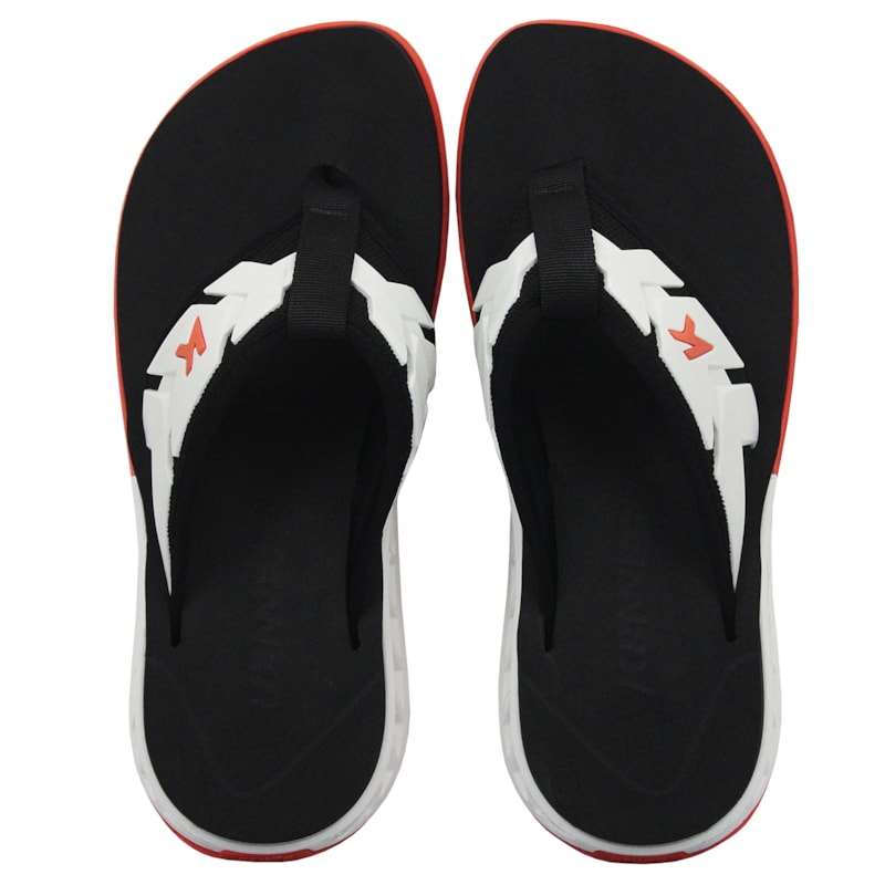 Chinelo Kenner Rakka Ultra Force Black White Orange