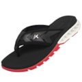 Chinelo Kenner Rakka Ultra Force Black White Red