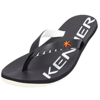 Chinelo Kenner Red Branco e Preto