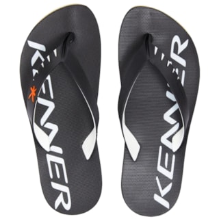 Chinelo Kenner Red Branco e Preto