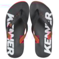 Chinelo Kenner Red Vermelho Preto