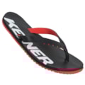 Chinelo Kenner Red Vermelho Preto