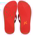 Chinelo Kenner Red Vermelho Preto