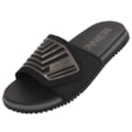 Chinelo Kenner Slide On Kanoo Black Grey