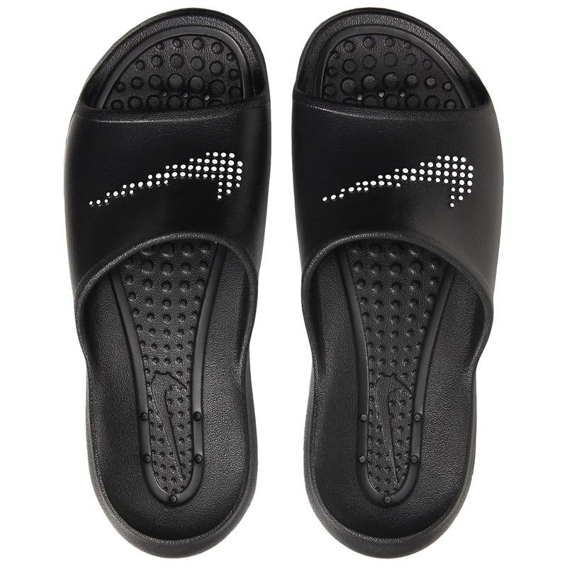 Chinelo Nike Victori One Shower Slide Black White Masculino