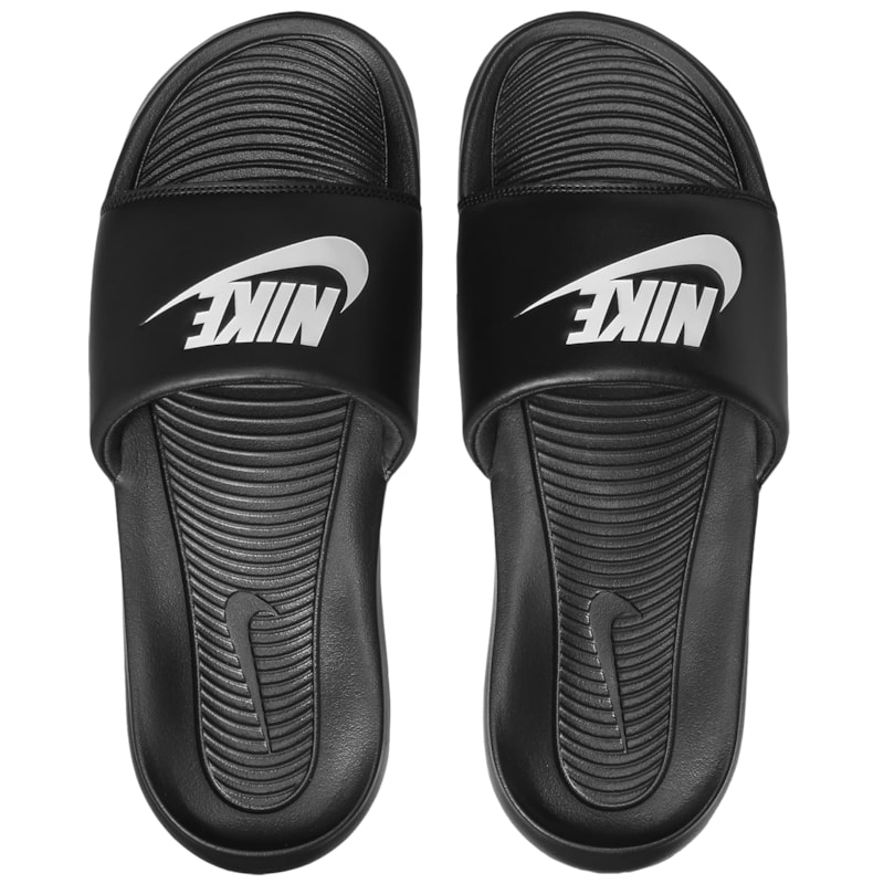 Chinelo Nike Victori One Slide Black White