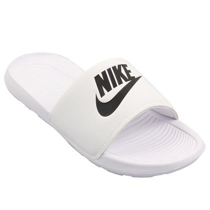 Chinelo Nike Victori One Slide White Black White