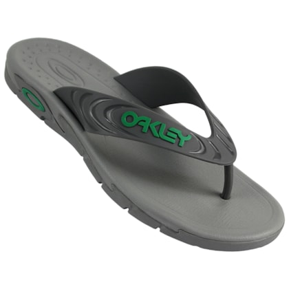 Chinelo Oakley Crowd B1B Gray Green