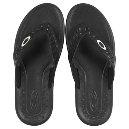 Chinelo Oakley Crowd Black Turquise