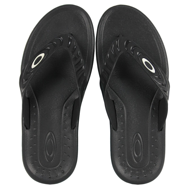 Chinelo Oakley Crowd Black Turquise