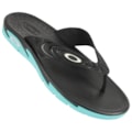 Chinelo Oakley Crowd Black Turquise