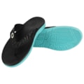 Chinelo Oakley Crowd Black Turquise