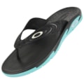 Chinelo Oakley Crowd Black Turquise