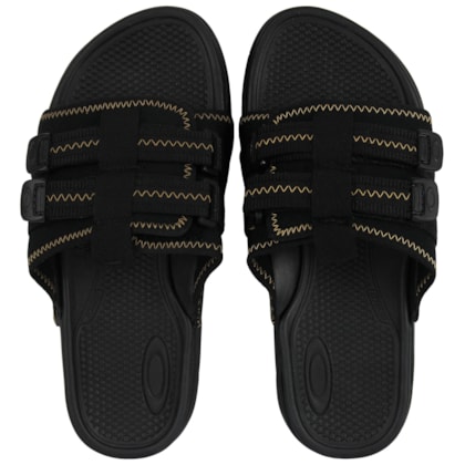 Chinelo Oakley Mavericks Black Gold