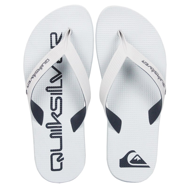 Chinelo Quiksilver Layback Rubber Ocean White