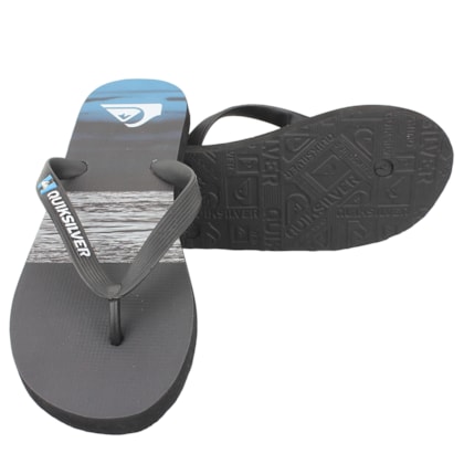 Chinelo Quiksilver Panel Preto