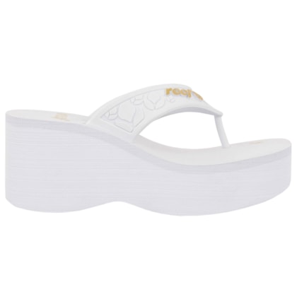 Chinelo Reef Liv Screen Jet White Gold