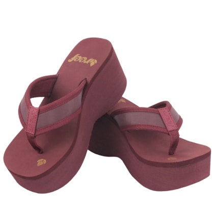 Chinelo Reef Liv Screen Rio Red