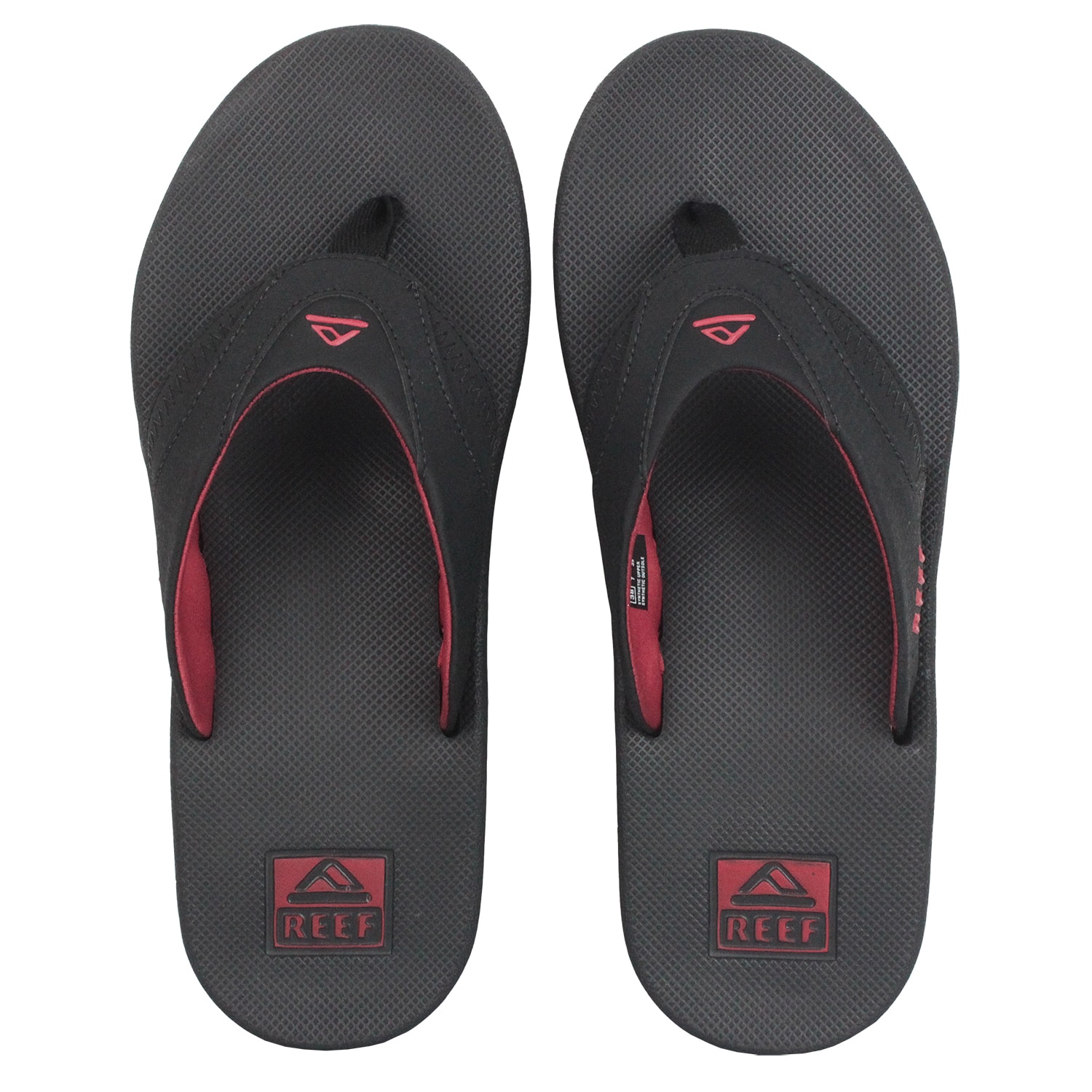 Chinelo Reef Mick Fanning Black Rasta