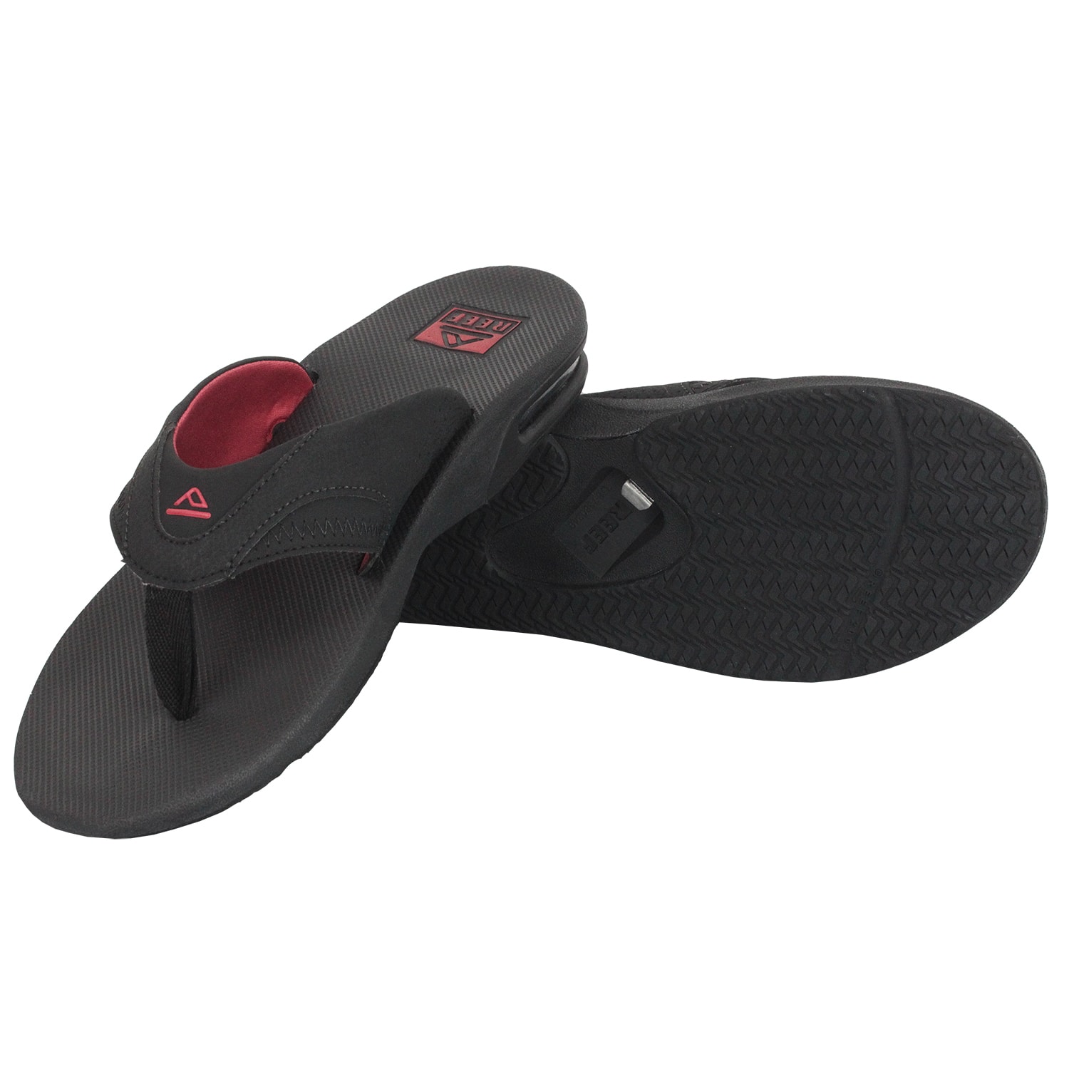 Chinelo Reef Mick Fanning Black Red