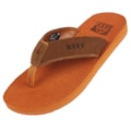 Chinelo Reef Smoothy Suede Caramel