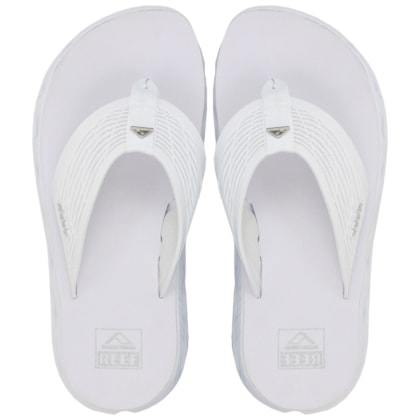 Chinelo Reef Vision White Silver