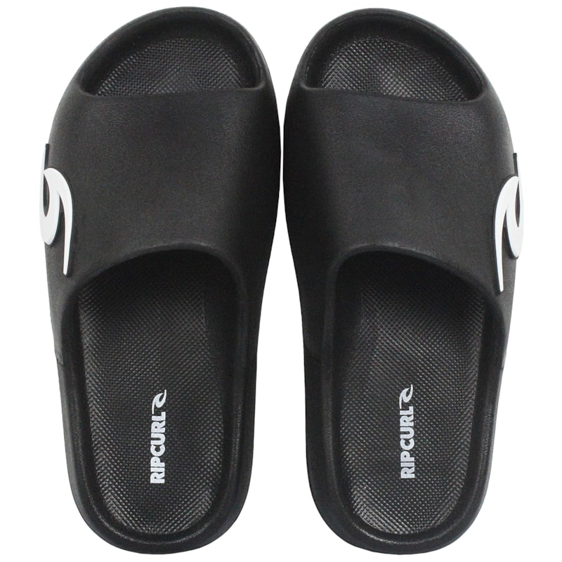 Chinelo Rip Curl Slide On Wave Icons Black