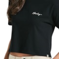 Cropped Hurley Line Black