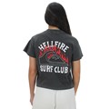 Cropped Quiksilver 86 Hell Fire Surf Club Black