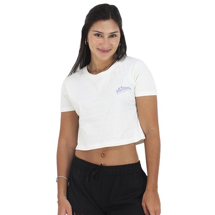 Cropped Volcom Elevate Off White