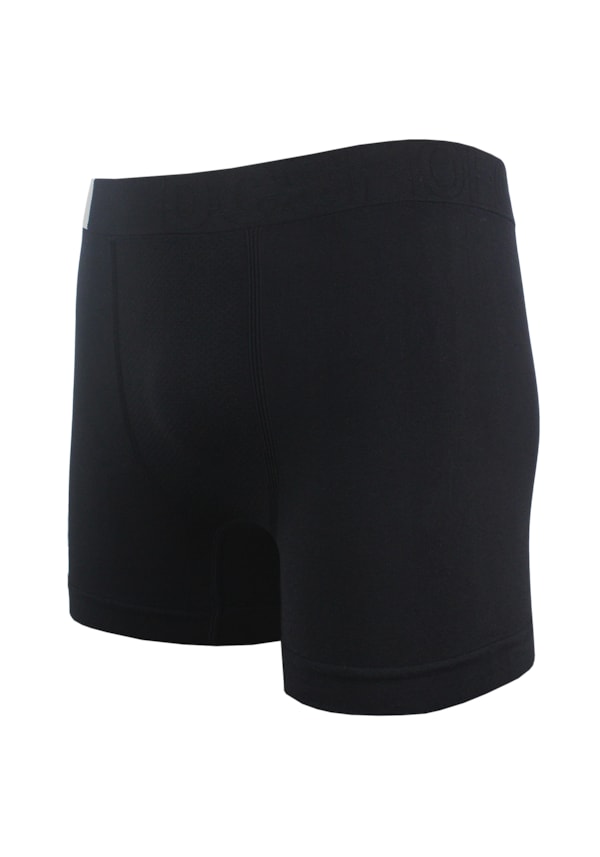 Cueca Boxer DC Shoes Seamless Preto e Cinza
