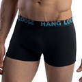 Cueca Boxer Hang Loose Cotton Kit com 2 Cinza Escuro e Preto
