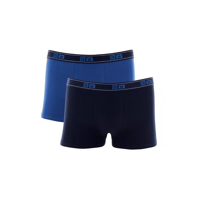 Cueca Boxer Hang Loose Kit com 2 Azul