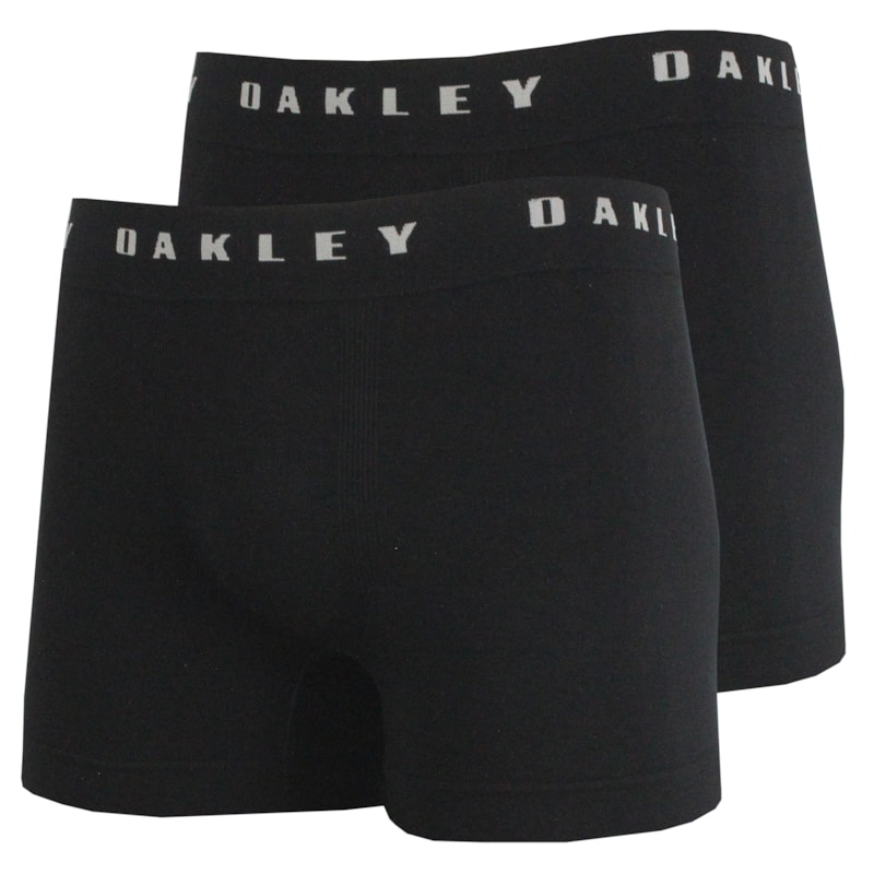 Cueca Boxer Oakley Kit com 2 Jet Black
