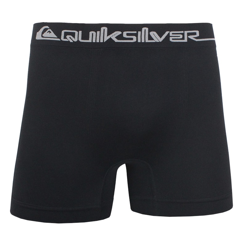 Cueca Boxer Quiksilver Seamless Preto Cinza