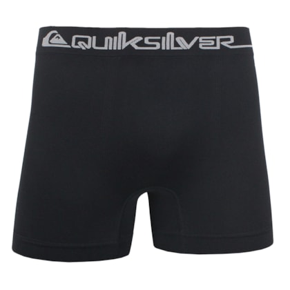 Cueca Boxer Quiksilver Seamless Preto Cinza Cueca Boxer Quiksilver Seamless Preto Cinza