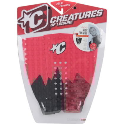 DECK ANTIDERRAPANTE CREATURES MICK FANNING BLACK RED DECK ANTIDERRAPANTE CREATURES MICK FANNING BLACK RED