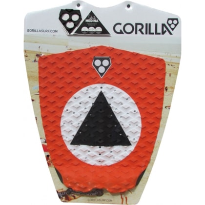 DECK ANTIDERRAPANTE GORILLA GRIP GABRIEL MEDINA LARANJA E PRETO DECK ANTIDERRAPANTE GORILLA GRIP GABRIEL MEDINA LARANJA E PRETO