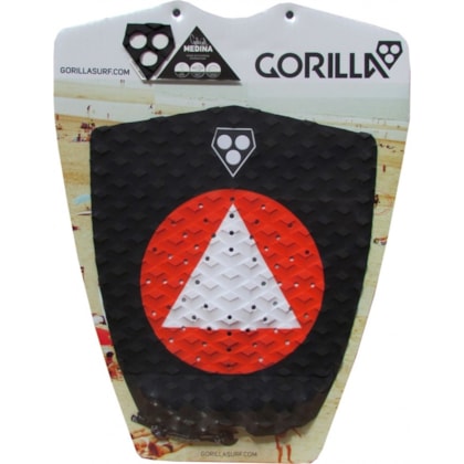 DECK ANTIDERRAPANTE GORILLA GRIP GABRIEL MEDINA PRETO E LARANJA DECK ANTIDERRAPANTE GORILLA GRIP GABRIEL MEDINA PRETO E LARANJA