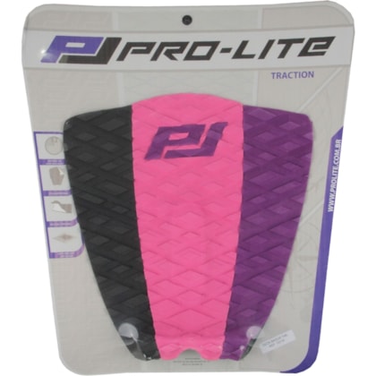 DECK ANTIDERRAPANTE PRO-LITE BAGUS PRETO PINK E ROXO DECK ANTIDERRAPANTE PRO-LITE BAGUS PRETO PINK E ROXO