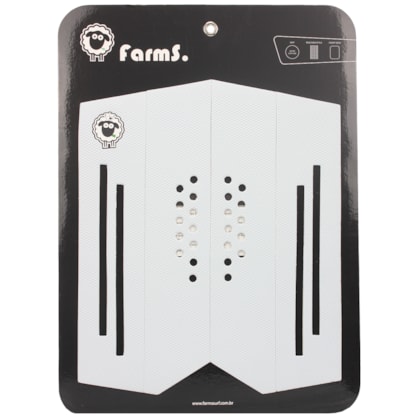 Deck Frontal para Prancha de Surf Farms X TBS Branco