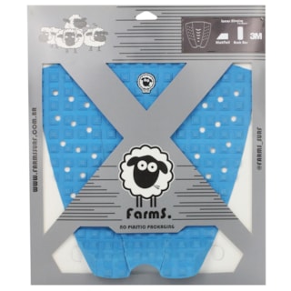 Deck para Prancha de Surf Farms Pad Lucas Silveira Blue
