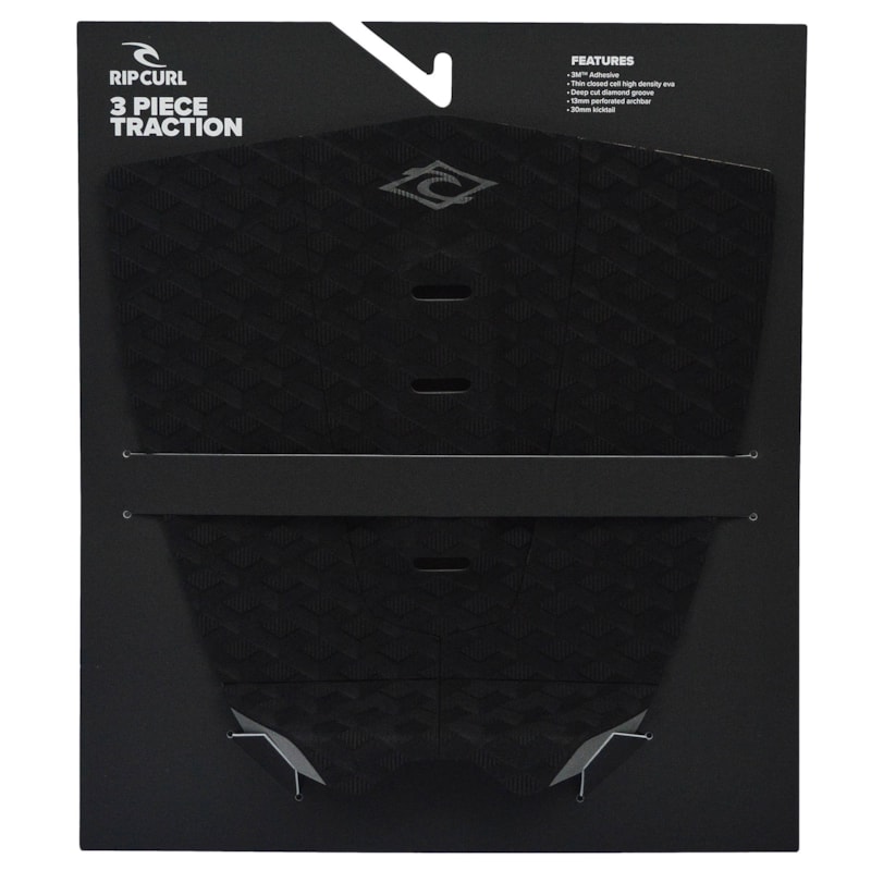 Deck para Prancha de Surf Rip Curl Traction 3 Peças Black