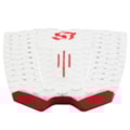 Deck para Prancha de Surf Silverbay Alpha Branco Vermelho
