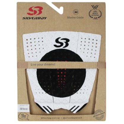 Deck para Prancha de Surf Silverbay Circle White Black