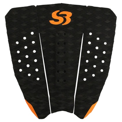 Deck para Prancha de Surf Silverbay Maui Preto Laranja