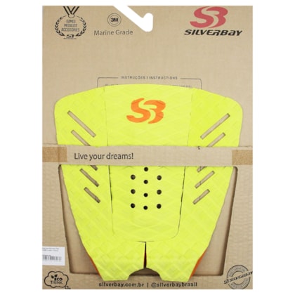 Deck para Prancha de Surf Silverbay PRO COMB Limão Laranja