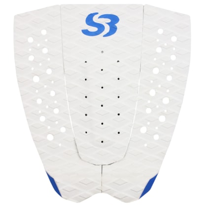 Deck para Prancha de Surf Silverbay Signature Alejo Muniz Branco Azul