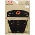 Deck para Prancha de Surf Silverbay Signature Mike Rodrigues Preto Laranja