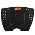 Deck para Prancha de Surf Silverbay Signature Mike Rodrigues Preto Laranja